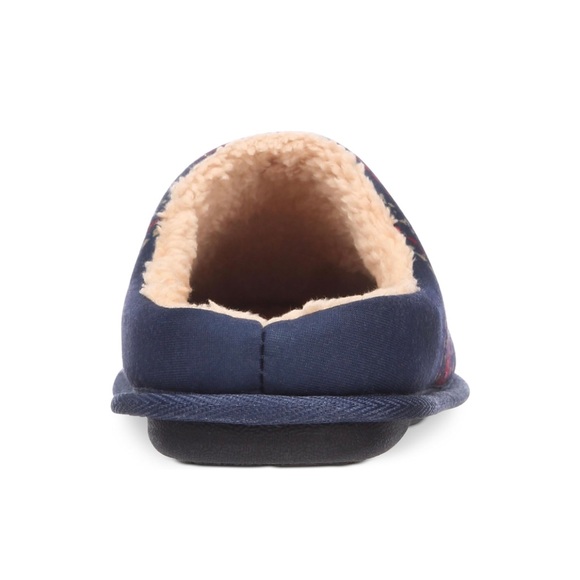 Club Room Men's Moose-Print Slippers (Navy, Small) Size 6-7 New in Box - Picture 6 of 13